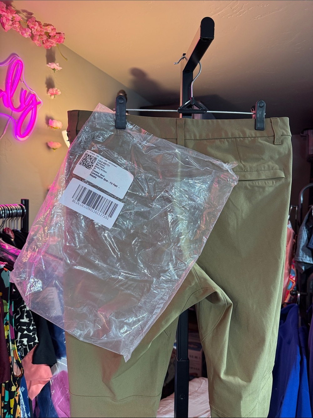 Lululemon ABC Slim-fit Trouser Artifact 34W 33L NWOT - Picture 4 of 5